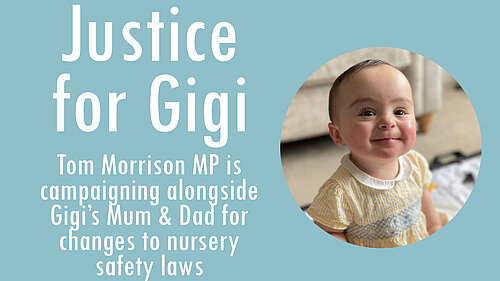 Graphic named Justice for Gigi