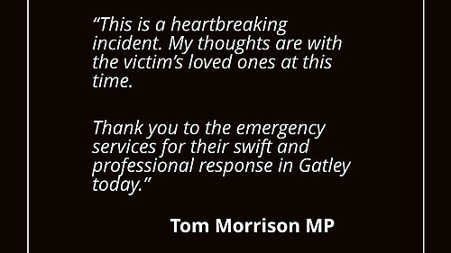 Statement from Tom Morrison MP