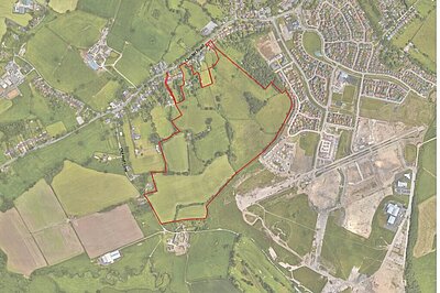 Map of development site