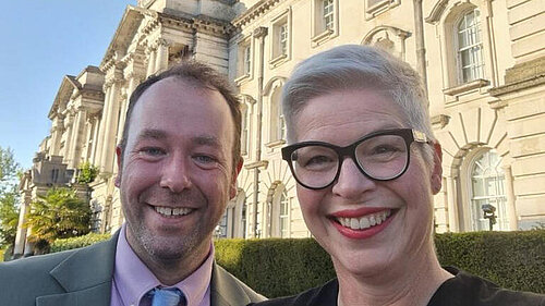 Cllr Jilly Julian & Cllr Mark Roverts