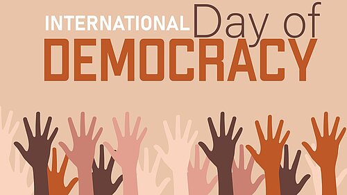 International Day of Democracy Graphic