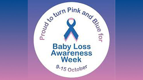 Graphic saying Baby Loss Awareness Week