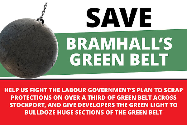 Save our Green Belt graphic